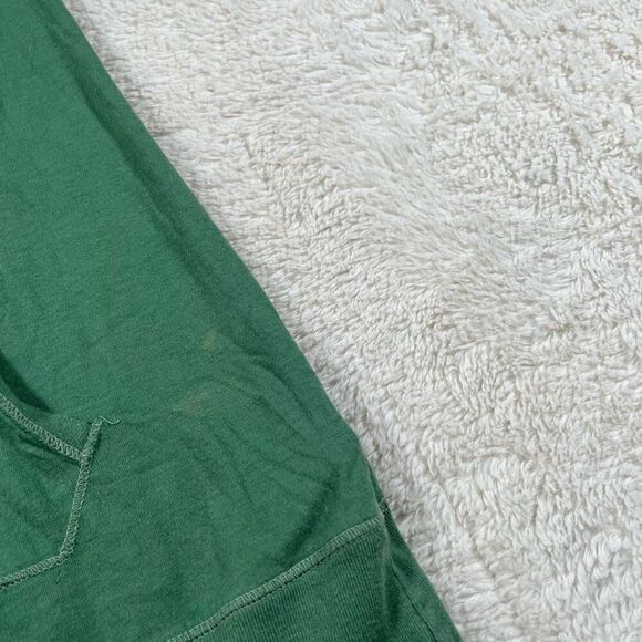 Vintage Y2K Hollister Lightweight V Neck Hoodie 1/2 Sleeve Sweatshirt - Picture 3 of 7